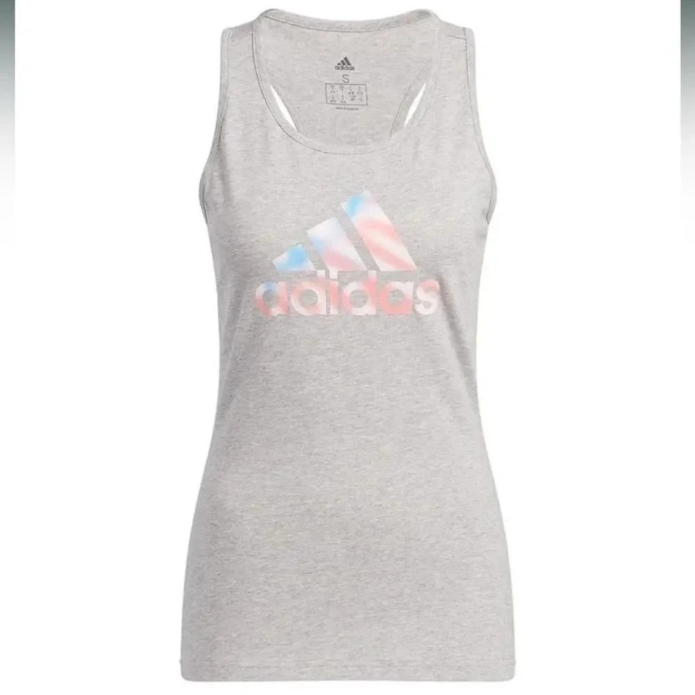 Adidas Americana Graphic Tank, Size: XL, Large, Med Grey NWT